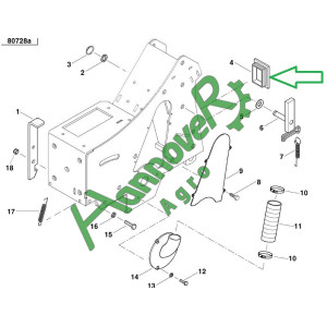 Пробка квадратна Optima Kverneland AC688034 (АС688034)